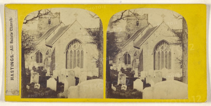 Hastings, All Saints Church; British; about 1860; Albumen silver print