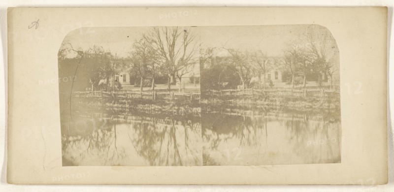 P. Bruffs residence; British; about 1860; Salted paper print