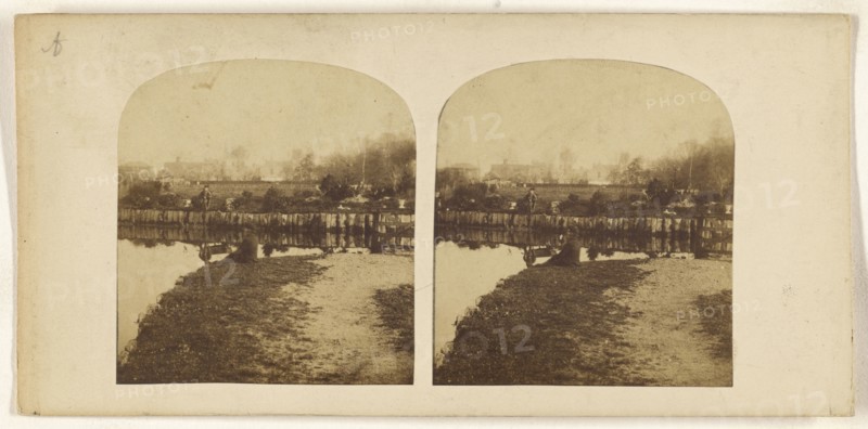 Buck Royal William River Gipping; British; about 1860; Albumen silver print