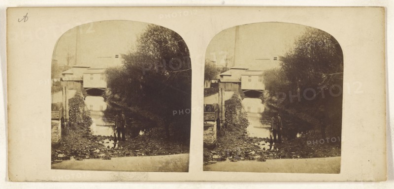 Old Mill. Ipwich; British; about 1860; Albumen silver print