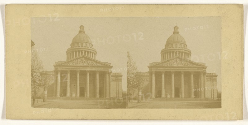 Le Pantheon; French; about 1865; Albumen silver print