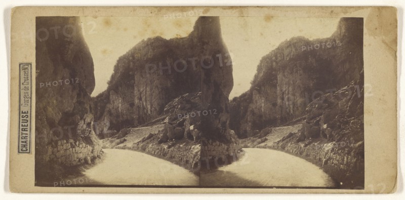 Chartreuse. Gorges de Crosset. No. 1; French; about 1865; Albumen silver print
