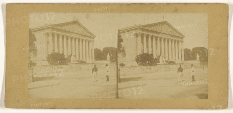 Le Corps Legislatif; French; about 1865; Albumen silver print
