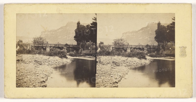 Chateau Ste. Anne, Doubs, French; about 1865; Albumen silver print