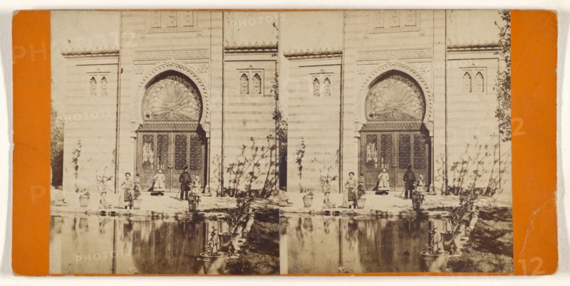 Wilhelma, bei Stuttgard; German; about 1870; Albumen silver print