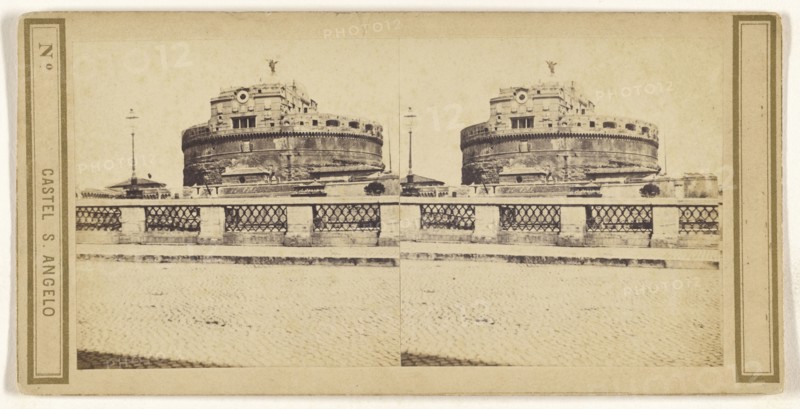 Castel S. Angelo; Italian; about 1870; Albumen silver print