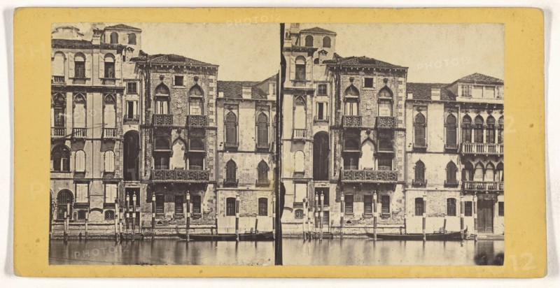 Palazzo Contarini, Fosari; Italian; about 1865; Albumen silver print