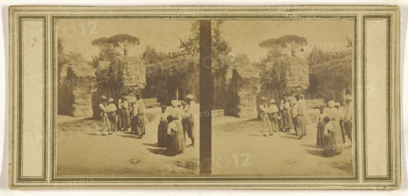 Ponte Rosso, Naples, Italian; about 1865; Albumen silver print