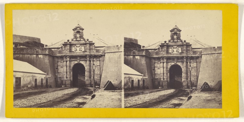 Genova, Portane Lanterra; Italian; about 1865; Albumen silver print