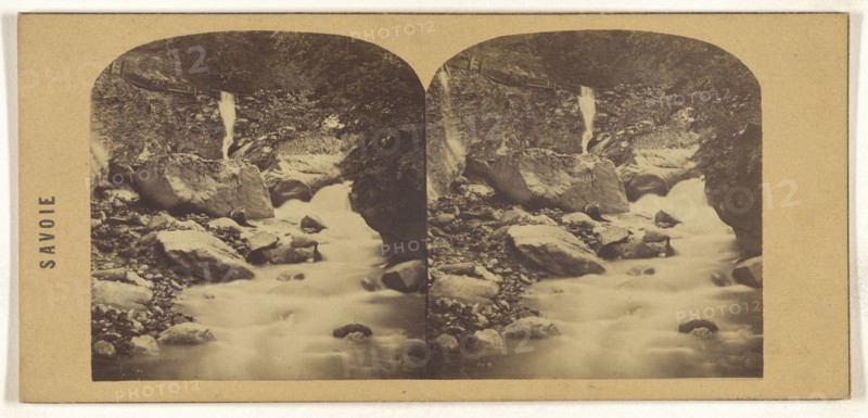 Sallanches. Gorges de Teveau; Italian; about 1865; Albumen silver print