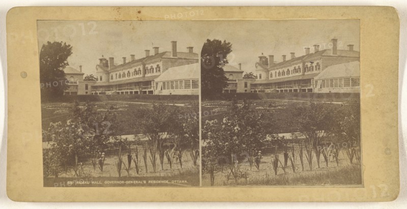Rideau Hall, Governor-General's Residence, Ottawa; Canadian; about 1870; Albumen silver print