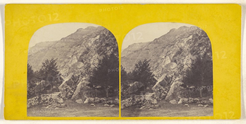 Rocks. North Malvern; British; about 1870; Albumen silver print