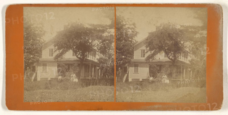 P.F. Weil's place, New Canaan, Conn; American; about 1870; Albumen silver print