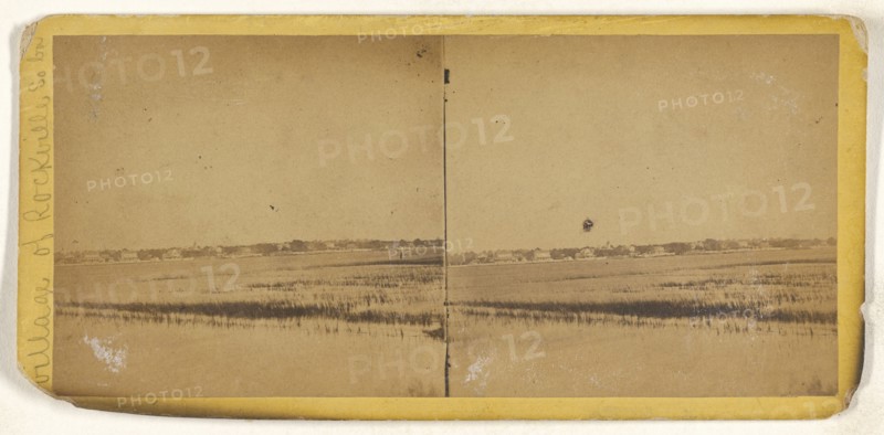 Village of Rockville, So,Distant view of Rockville Connecticut, Indiana or Maryland; American; about 1875; Albumen silver print