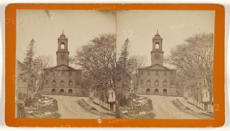 Hallowell, Maine; American; 1870s; Albumen silver print