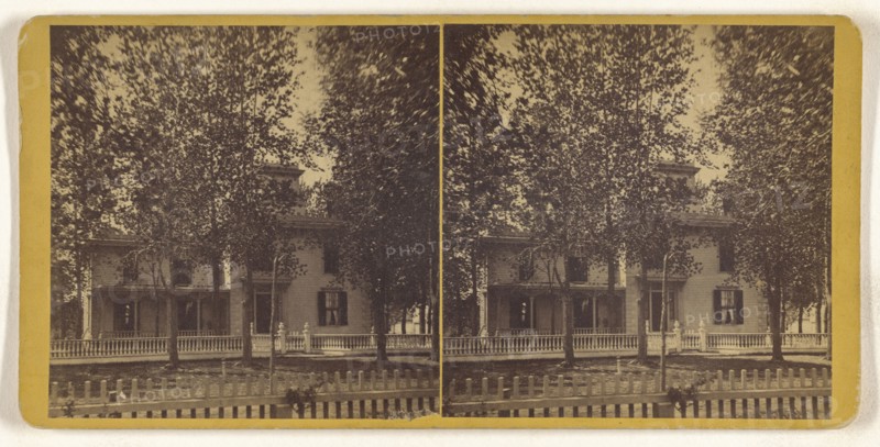 Elisha Broad's home in Minesota, sic). June 8, 1877; American; June 8, 1877; Albumen silver print