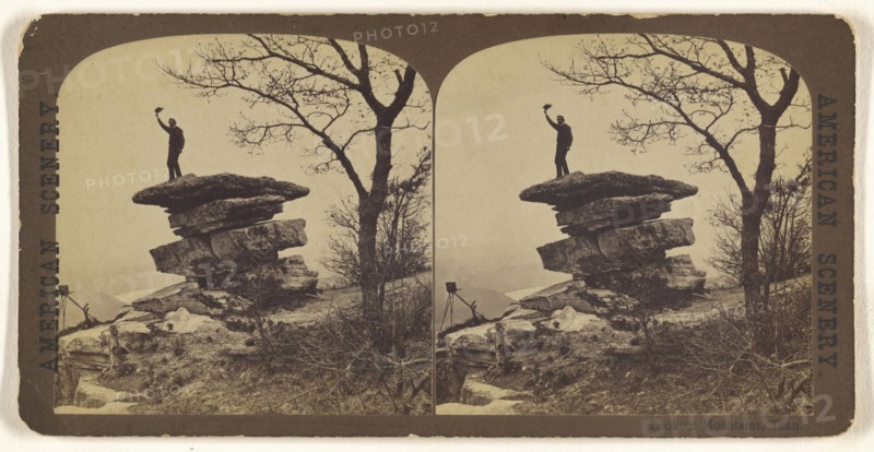 Lookout Mountain, Tenn; American; about 1870; Albumen silver print