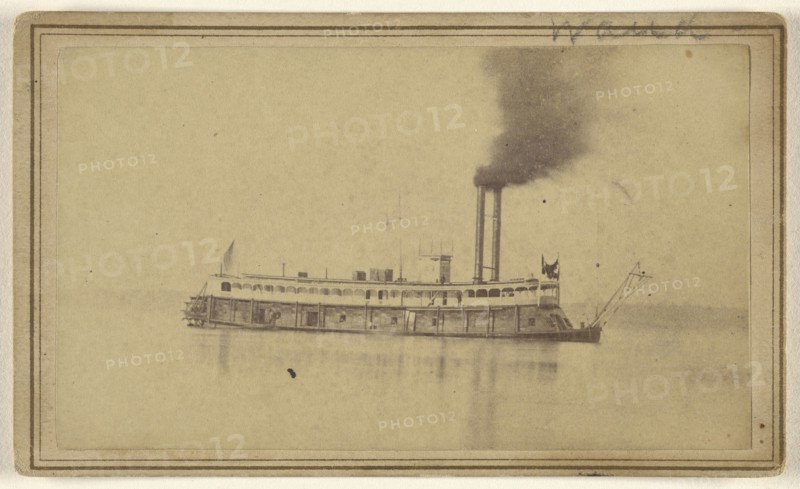 Riverboat Nymph; Andrew David Lytle, Sr., American, 1834 - 1917, active Baton Rouge, Louisiana, about 1862; Albumen silver