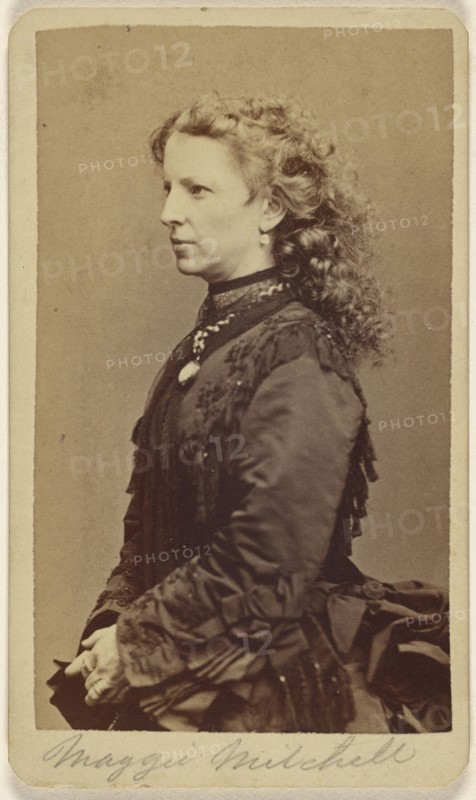 Maggie Mitchell; George Kendall Warren, American, 1834 - 1884, about 1873; Albumen silver print