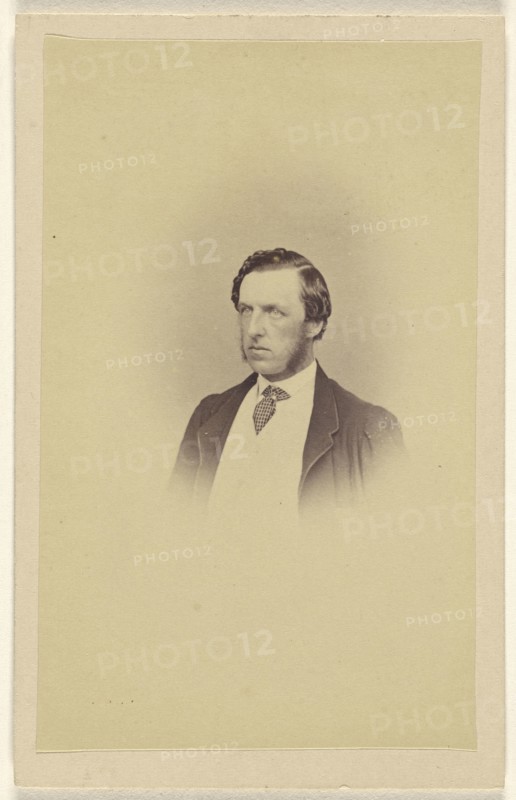 man, in vignette style; Nicholas Brothers & Company; 1870s; Albumen silver print