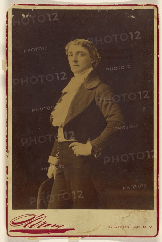 actor, standing; Napoleon Sarony, American, born Canada, 1821 - 1896, about 1885; Albumen silver print