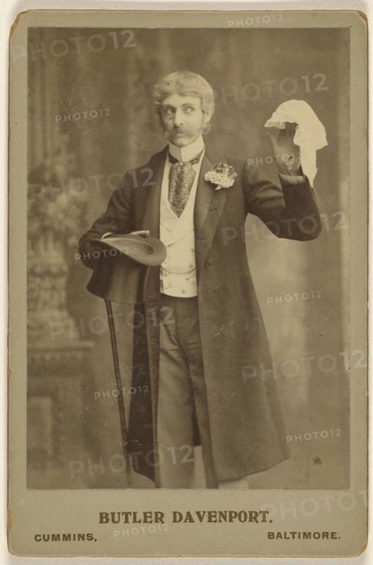 Butler Davenport. Dr. Bell; Cummins, American, active 1870s, about 1880; Platinum print