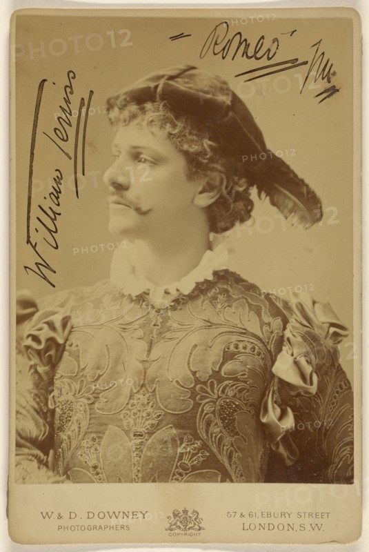 William Teniss. Romeo; W. & D. Downey, British, active 1860 - 1920s, about 1880; Albumen silver print