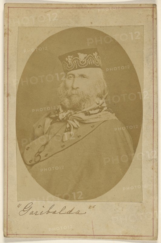 Garibalda sic,Giuseppe Garibaldi, 1807 - 1882; French; about 1878; Albumen silver print