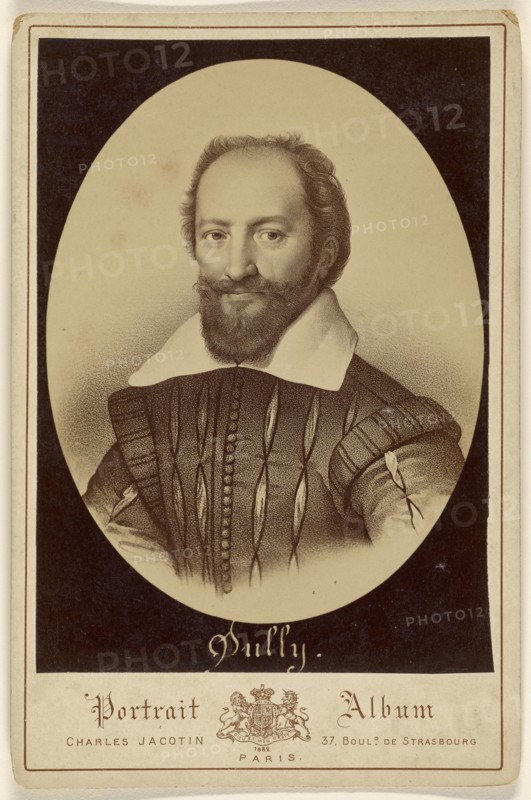 Copy of an engraving of Sully; Charles Jacotin, French, active 1860s - 1870s, 1882; Woodburytype