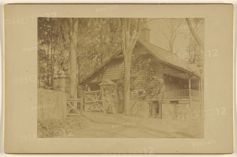 Lodge - Silverspring New Jersey; American; about 1885; Albumen silver print
