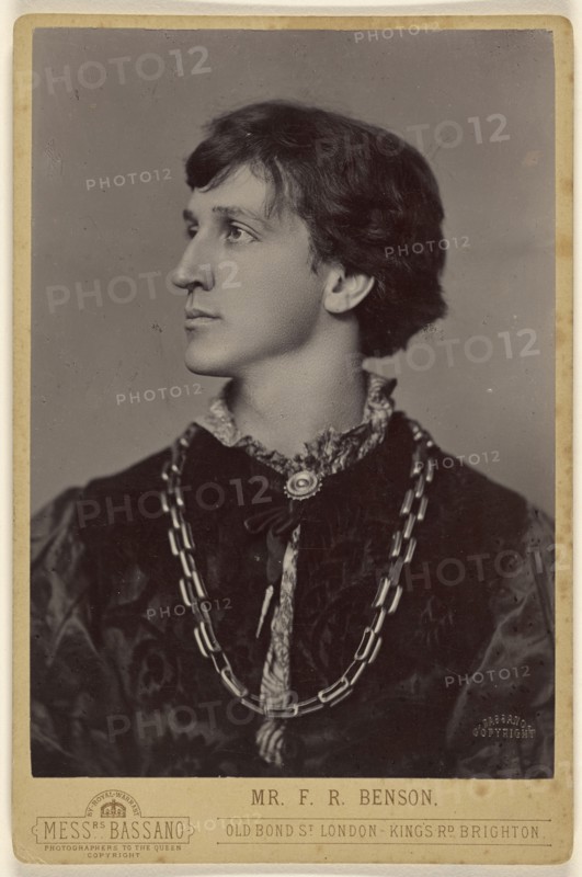 Mr. F.R. Benson; Alexander Bassano, British, born Italy, 1829 - 1913, November 1894; Collotype