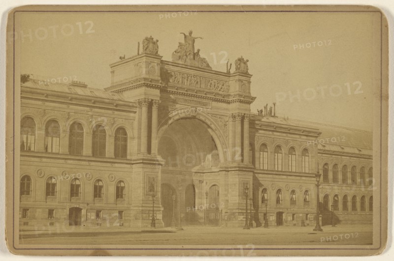 Palais de l'industrie; French; about 1875; Albumen silver print