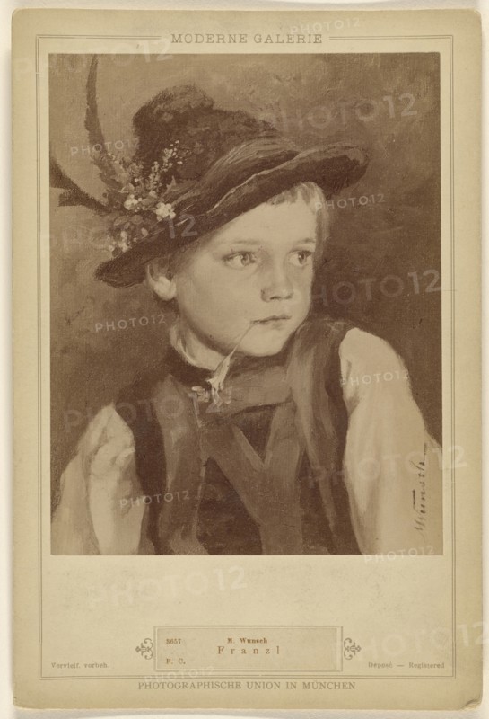 Franzl by M. Wunsch; Photographische Union; about 1885; Albumen silver print