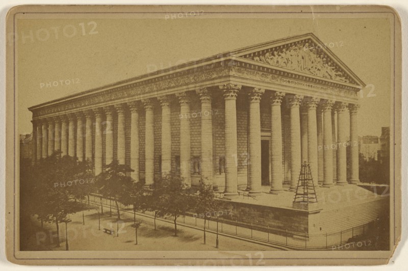 La Madeleine; French; about 1875; Albumen silver print