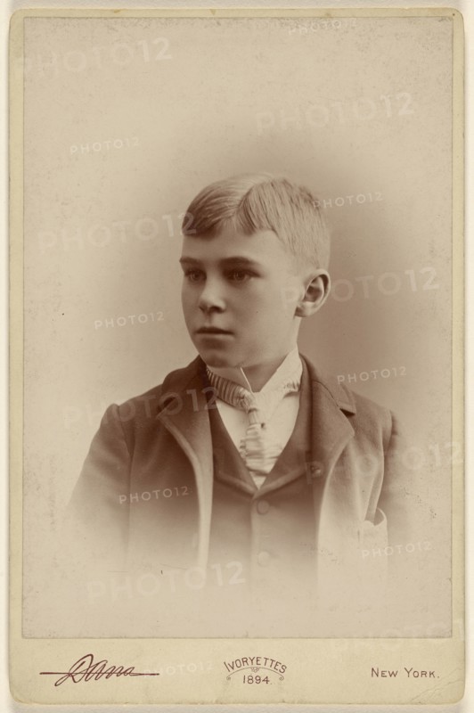 Freddie McL young boy; Edward C. Dana, American, 1852 - 1897, 1894; Gelatin silver print