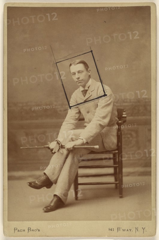 Valentine G. Hall; G.W. Pach & Bros; 1888; Albumen silver print