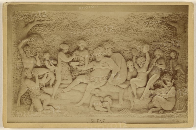 Silene a frieze by Navlet; French; about 1890; Albumen silver print