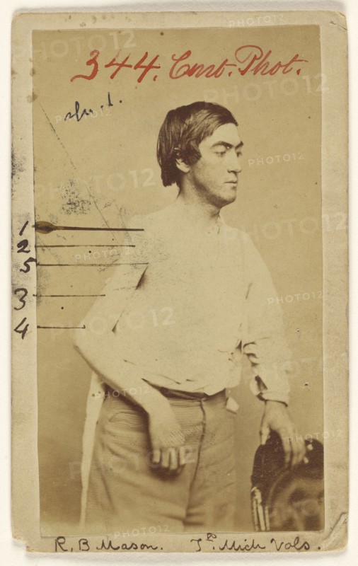 Russell B. Mason Prv. 7th Mich. Inf; Baldwin & Prior, American, 1865 - 1867, about 1865; Albumen silver print