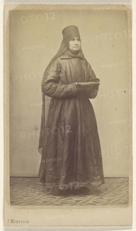 Russian Nun; J. Monstein, Russian, active Moscow, Russia 1860s, about 1865; Albumen silver print