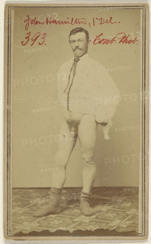 Priv. John Hamilton 1st Del. Vol. - Wounded at Hampton Va. April 1861; Attributed to William H. Bell, American, 1830 - 1910