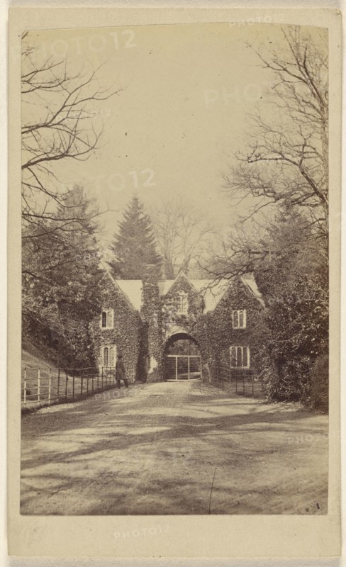 Lodge at Coccington Ct; Ward & Company; about 1865; Albumen silver print