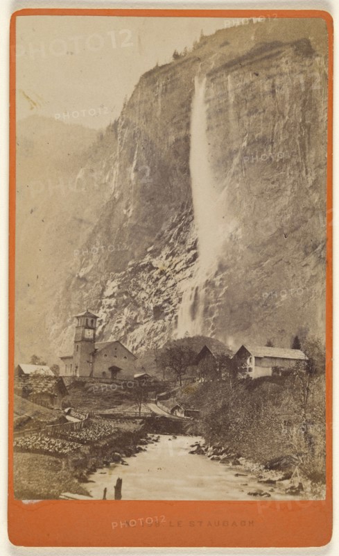 Le Staubach; Florentin Charnaux, Swiss, 1832 - 1883, active Geneva, Switzerland 1850s - 1880s, about 1873; Albumen silver print