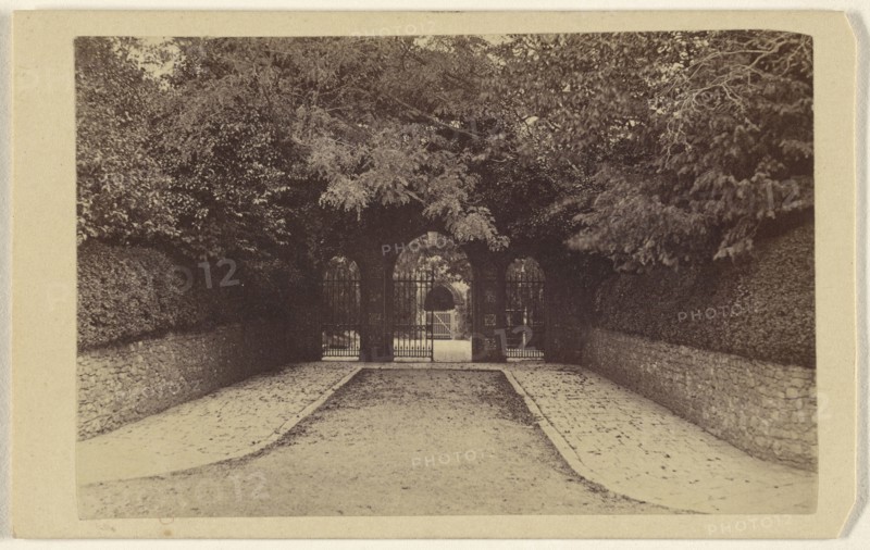 Entrance to Dairy Arundel Castle; James Russell & Sons; April 20, 1866; Albumen silver print