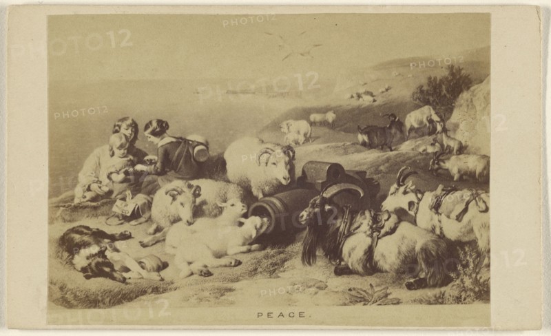 Peace reproduction of a work of art; Attributed to W.B. Prince, British, active Skinner Street, Snow Hill, London, England 1860s