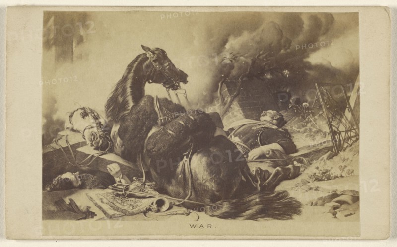 War. reproduction of a work of art; W.B. Prince, British, active Skinner Street, Snow Hill, London, England 1860s, 1860s