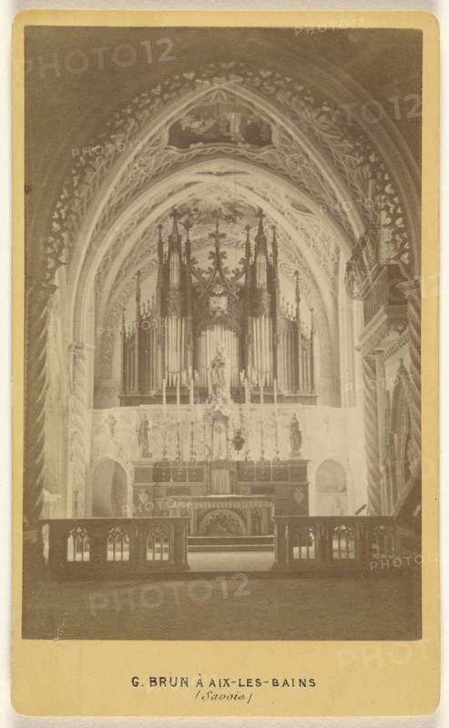 Abbaye de Hautecombes; Georges Brun, French, active 1860s, about 1868; Albumen silver print