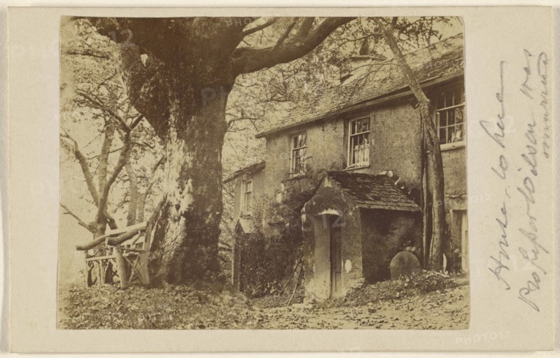 House where Professor Wilson was married - near Ambleside 15 Sept. 65; September 15, 1865; Albumen silver print
