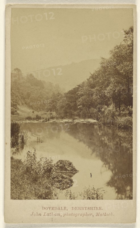 Dovedale, Derbyshire; John Latham, British, active 1860s, about 1865; Albumen silver print