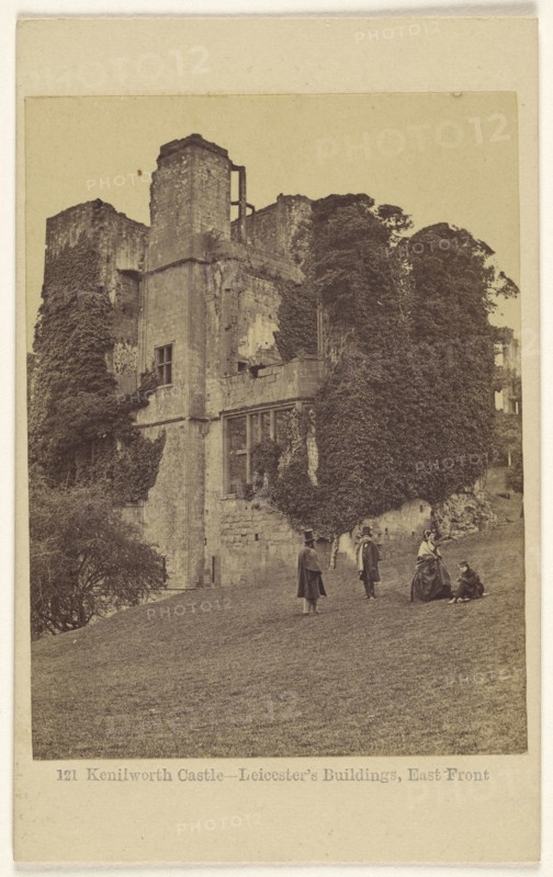 Kenilworth Castle - Leicester's Buildings, East Front; Francis Bedford, English, 1815,1816 - 1894, 1864 - 1866; Albumen silver