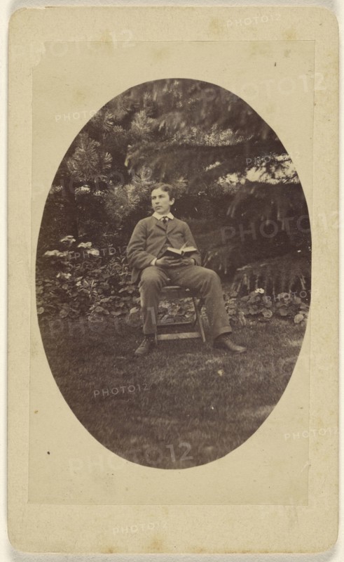 Photo of Helbech taken, printed and mounted by his brother Llewelyn; July 27, 1878; Albumen silver print